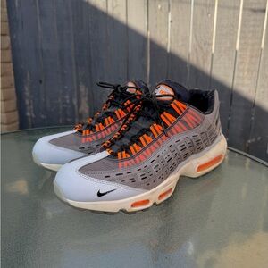 Nike Air Max with Gray and Orange Accents